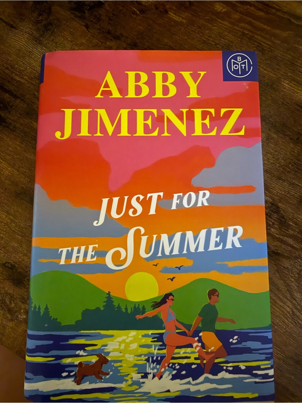 Abby Jimenez Just for the Summer - Multicolor Sunset Cover